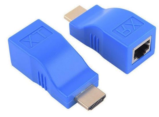 Alfais Hdmi Rj45 Cat5 6 Extender Uzatıcı Apara 30M resmi