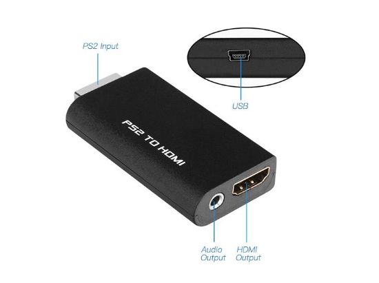 Alfais Ps2 To Hdmi Tv Kablosu Çevirici Dönüştürücü resmi