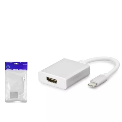 Hadron Type-C To Hdmi F Çevirici 4K 30Hz Beyaz resmi