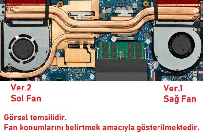 Asus FX706L Notebook Fan / Ver.1 (Sağ CPU Fan) resmi