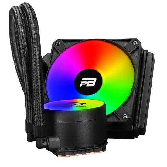 POWERBOOST 120mm NOBLE 120 PB-LCS-YC120 RGB Sıvı S resmi