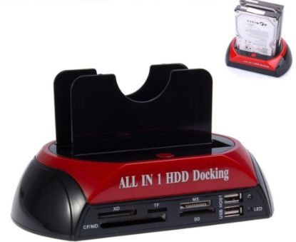 Alfais 3.5 2.5 Usb Ide Sata Esata Hdd  Dock Stand resmi