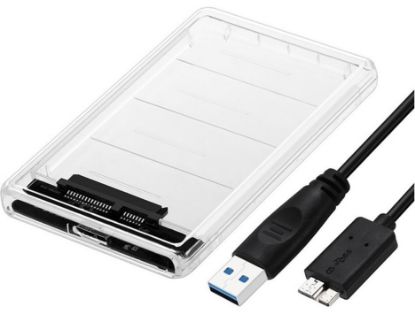 OEM 2.5" USB 3.0 Harici Şeffaf Taşınabilir HDD Kut resmi
