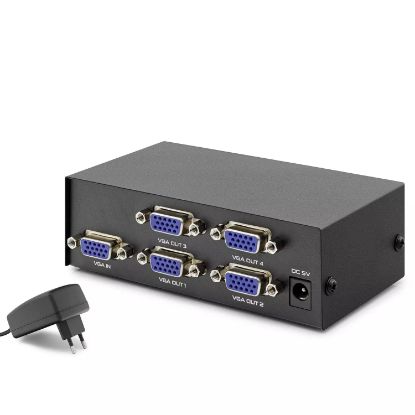 HADRON HDX1278 VGA SPLITTER 200MHZ 1GİRİŞ 4ÇIKIŞ resmi