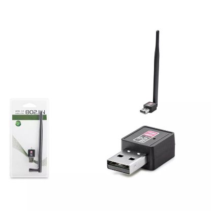 PIX-LINK WIRELESS ADAPTOR 300MBPS 5DBI TEK ANTEN resmi