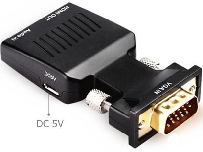 ALFAİS Vga To Hdmi Çevirici Dönüştürücü resmi