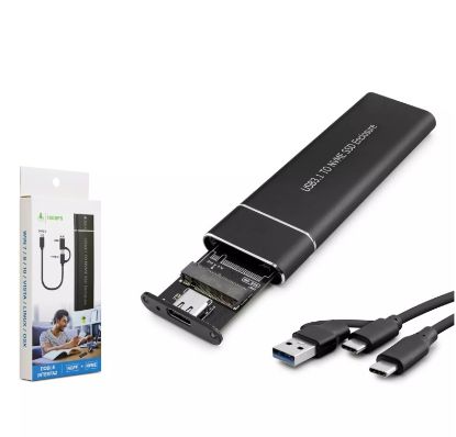 Hadron Ssd Kutu Type-C3.1 + Usb3.0 Nvme M2 Chip Jm resmi