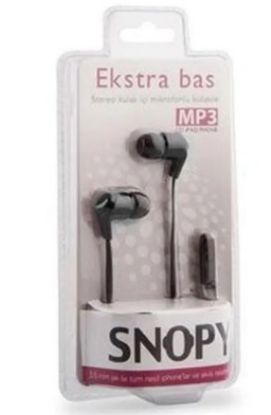 SNOPY SN-802 Mobil Telefon Uyumlu Kulak içi Siyah resmi