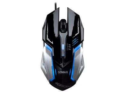 Gomax M2 RGB Işıklı Optik Oyuncu Faresi -SİYAH resmi