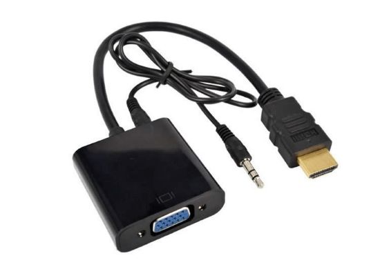 OEM HDMI TO VGA+SES ÇEVİRİCİ APARAT resmi