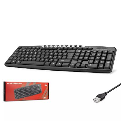 HADRON HD803 KLAVYE MULTIMEDIA KABLOLU Q resmi