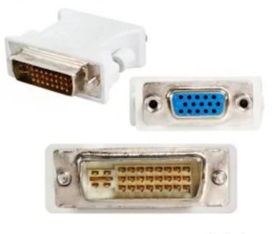 OEM DVI TO VGA 24+5 ÇEVİRİCİ DVI ERKEK-VGA DİŞİ resmi