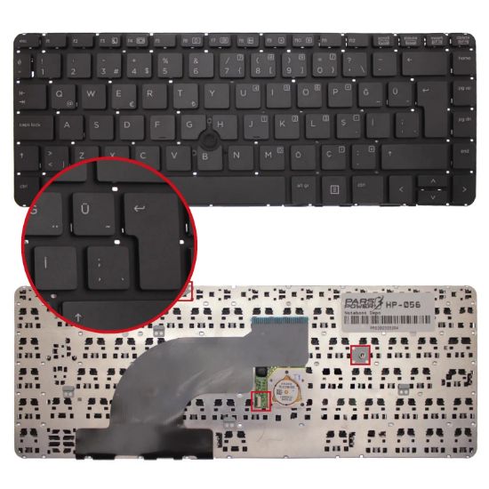 Hp Probook 430 G2 Klavye Siyah Türkçe resmi