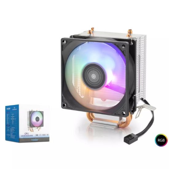 Nodar Nd2608 Cpu İşlemci Fan 2 Bakırlı Rgb KULE resmi