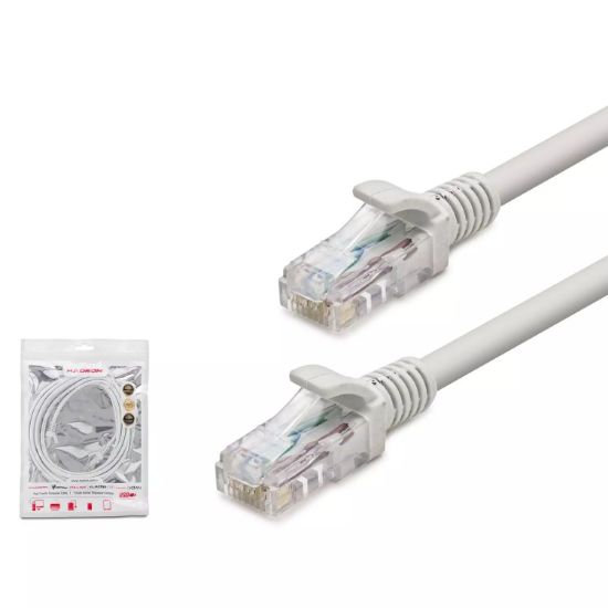HADRON Hdx5003 Cat6 Kablo 1 Gbps 250 MHz 20M Gri resmi
