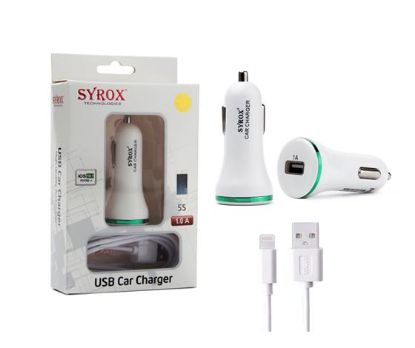 Syrox SYX-C35 1 Mah İphone 5/6/7 Araç Şarj Cihazı resmi