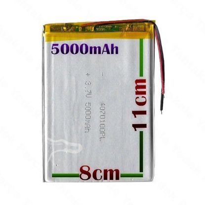 OEM TABLET 3.7V 5000mAh Batarya Pil 8*11CM 3 KABLO resmi