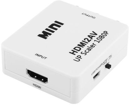 OEM Hdmi To Av Rca Tos Çevirici Dönüştürücü Adaptö resmi