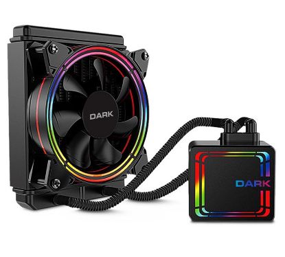 Dark AquaForce W126 120mm Fixed RGB LEDli Sıvı Soğ resmi