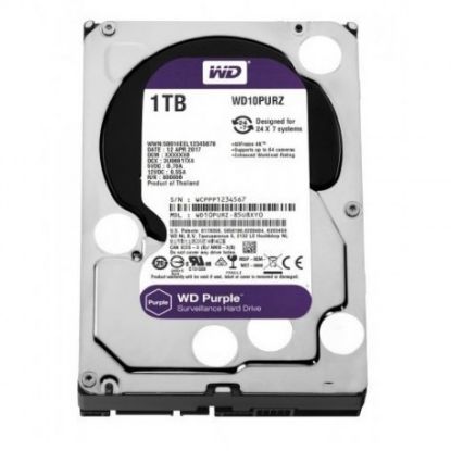 WD 1TB Purple 7X24 3,5' 64MB SATA5400RPM WD10PURZ resmi