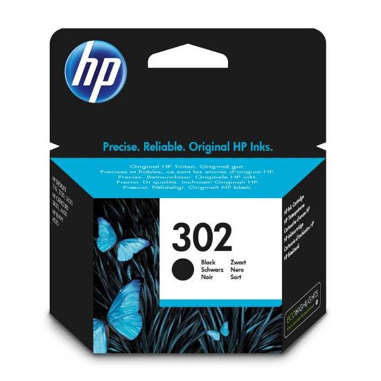 HP 302 Black Siyah Kartuş F6U66AE resmi