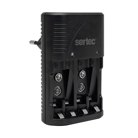 SERTEC STC-C9V AA-AAA-2X9V DÖRTLÜ PİL ŞARJ ALETİ resmi