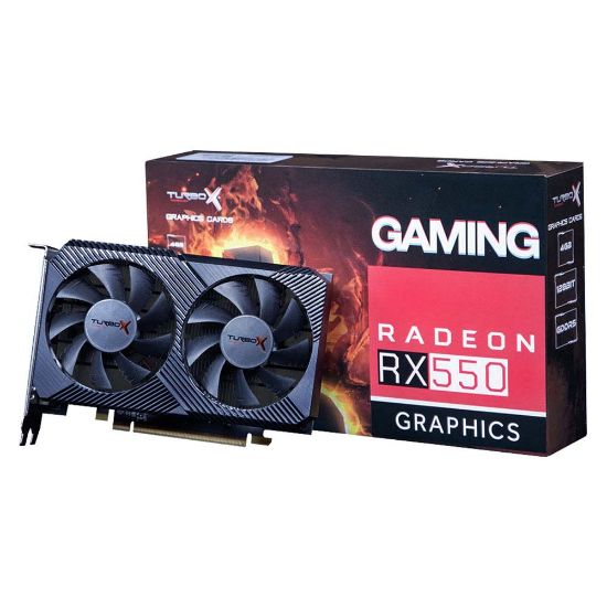 TURBOX 4GB RX550 Amd GDDR5 128Bit ÇİFT FANLI resmi