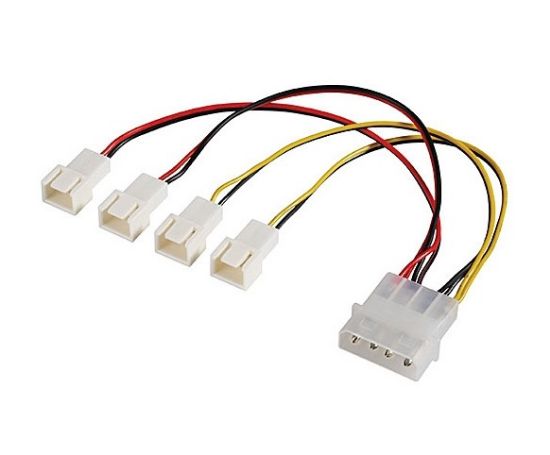 AKASA CB001 MOLEX/4X3-PİN HIZ DÜŞÜRME ÖZELLİKLİ FA resmi