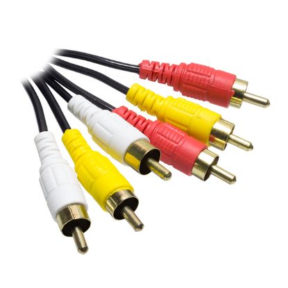 OEM 3 RCA + 3 RCA 1.5 METRE POŞETLİ STANDART RCA resmi