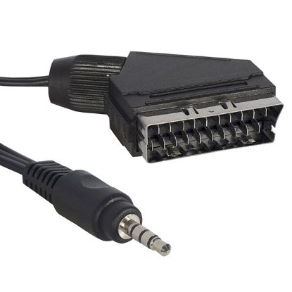 UYDU ALICISI AV KABLO 3.5 MM ST ERKEK/SCART KABLO  resmi