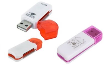 CONCORD 4 IN 1 USB HUB CARD READER resmi