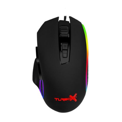 TURBOX TR-M12 2400 DPI K10M TIKLAMA GAMING RGB IŞI resmi