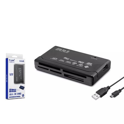 HADRON HDX7012 USB CARD READER ALL IN ONE SİYAH resmi