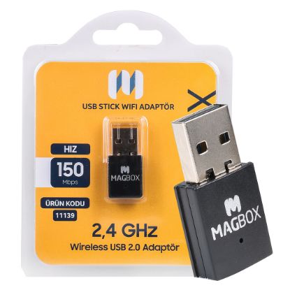 MAGBOX USB STICK MİNİ 802.11N WİFİ 7601 İŞLEMCİLİ  resmi