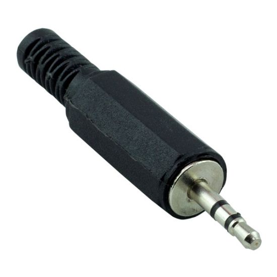 OEM 2.5 MM PLASTİK STEREO JACK FİŞ resmi