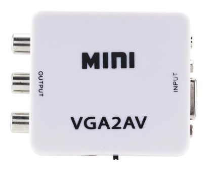 OEM Vga To Av 3Rca Video 1080p Çevirici Dönüştürüc resmi