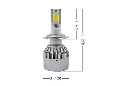 H7 Şimşek Etkili Xenon 4000 Lümen Led Far resmi
