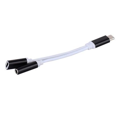 Type C To 3.5mm Stereo Kulaklık Şarj Çevirici Dönü resmi
