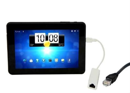 OEM Micro USB To Ethernet Çevirici Dönüştürücü Ada resmi