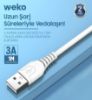 WEKO USB TO TYPE-C 1 MT ŞARJ KABLOSU KUTULU (NO:5) resmi
