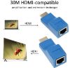 Alfais Hdmi Rj45 Cat5 6 Extender Uzatıcı Apara 30M resmi