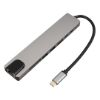 RACA TYPE-C 8IN1 HDMI ÇOK FONKSİYONLU USB 3.0 DOCK resmi