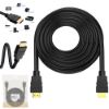 Poke PK-6862 Hdmi Kablo 1.4v 15mt Gold resmi