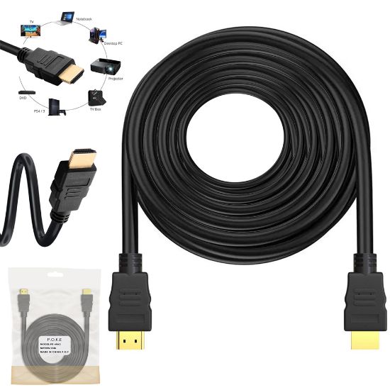 Poke PK-6862 Hdmi Kablo 1.4v 15mt Gold resmi