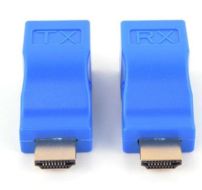 Alfais Hdmi Rj45 Cat5 6 Extender Uzatıcı Apara 30M resmi