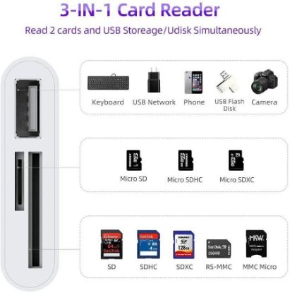 Alfais Usb Type C To Sd Microsd Tf Kart Okuyucu Us resmi