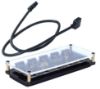 Alfais RGB Led Fan Şerit Hub Splitter 10 Port 12V  resmi